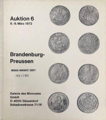 Auktion 6 - Brandenburg-Preussen