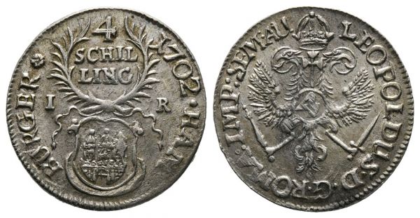 4 Schilling (1702)