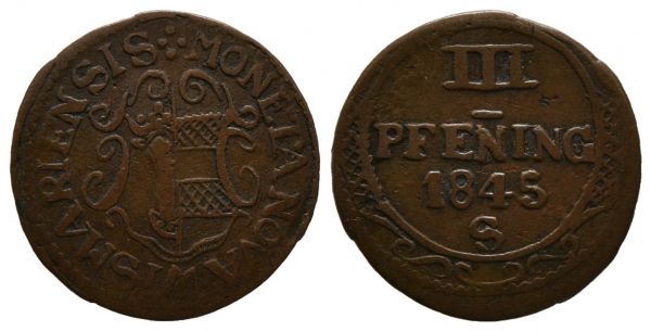 3 Pfennig (1845)