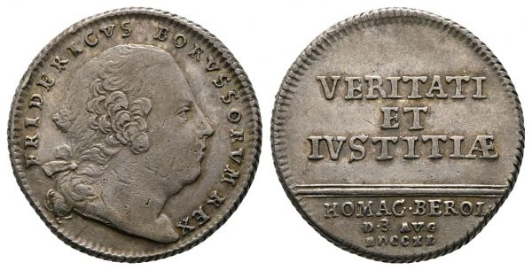 Silberabschlag vom Dukat (1740)
