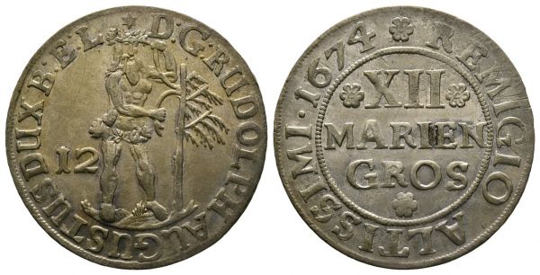 12 Mariengroschen (1674)