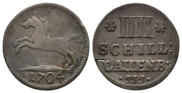 4 Schilling (1704)