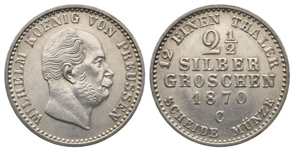 2 1/2 Silbergroschen (1870)