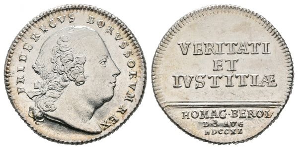 Silberabschlag vom Dukat (1740)