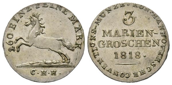 3 Mariengroschen (1818)