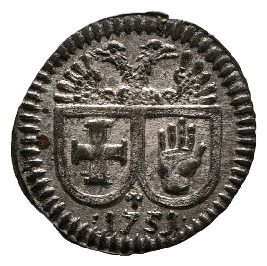 Einseitiger Pfennig (1751)