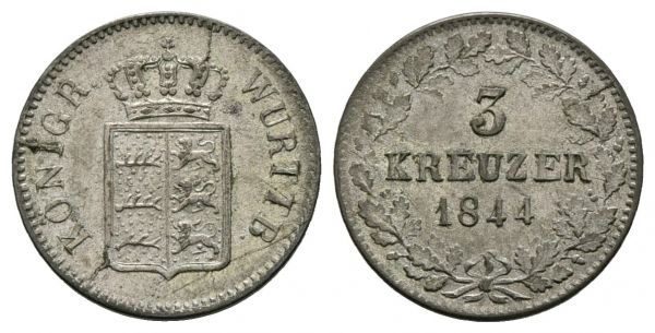 3 Kreuzer (1844)