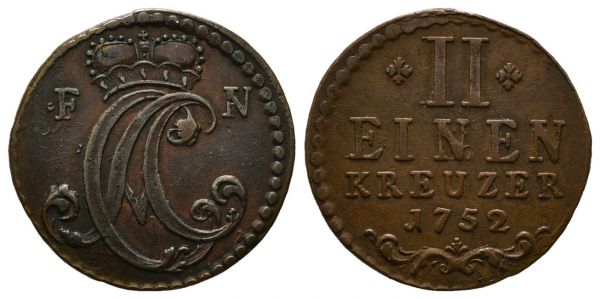 1/2 Kreuzer (1752)