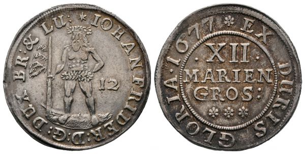 12 Mariengroschen (1677)