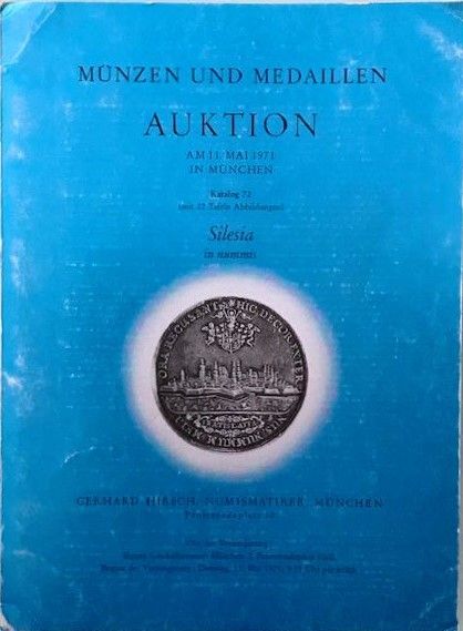 Münzen und Medaillen - Auktion - Katalog 72 - Silesia in nummis