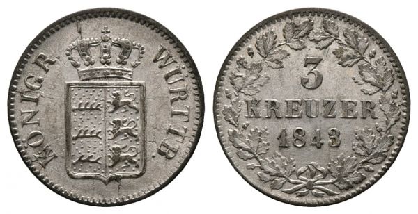3 Kreuzer (1843)