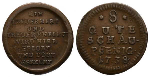 8 Schaupfennig (1738)