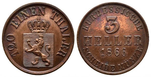 3 Heller (1866)