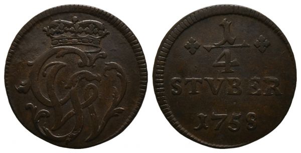 1/4 Stüber (1758)