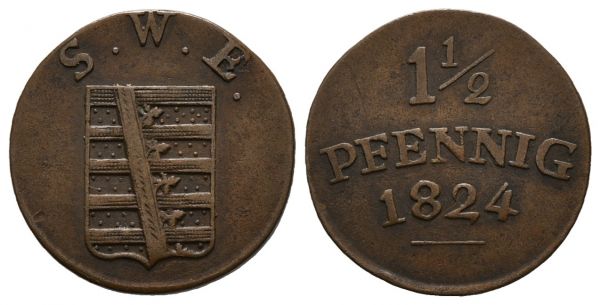 1 1/2 Pfennig (1824)